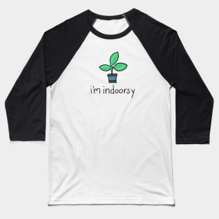 Plant Indoorsy Baseball T-Shirt